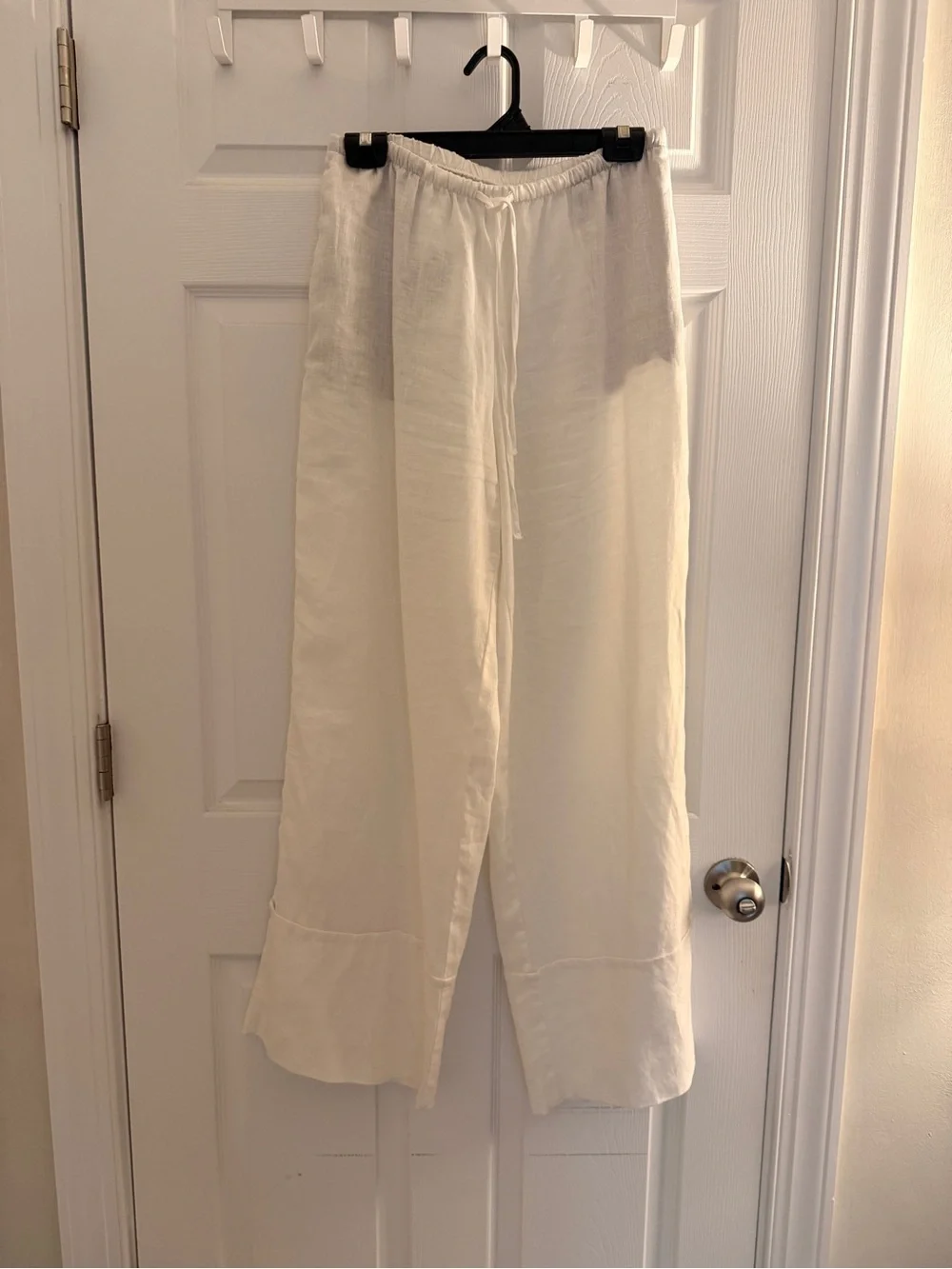 Zara Wide-Leg Linen Pants - size M